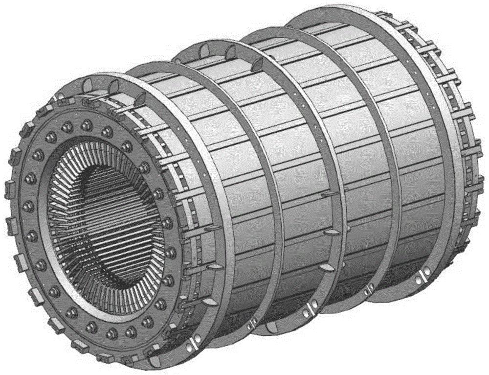 定子鐵心拉桿應(yīng)變測(cè)試分析