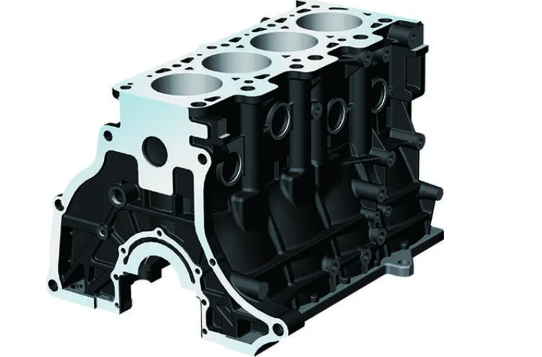 發(fā)動(dòng)機(jī)缸體切割法殘余應(yīng)力測試試驗(yàn)