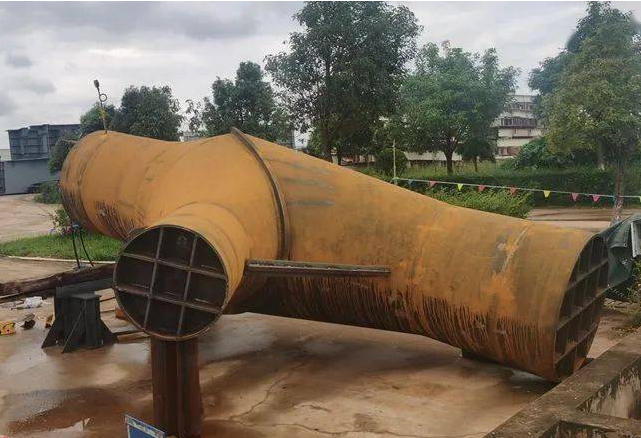 大型鋼岔管振動時效工藝應用