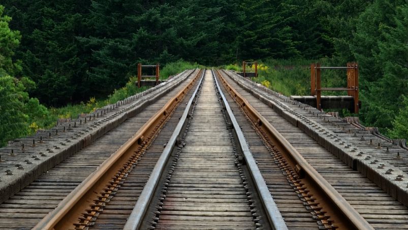 重軌截面全釋放法殘余應力檢測